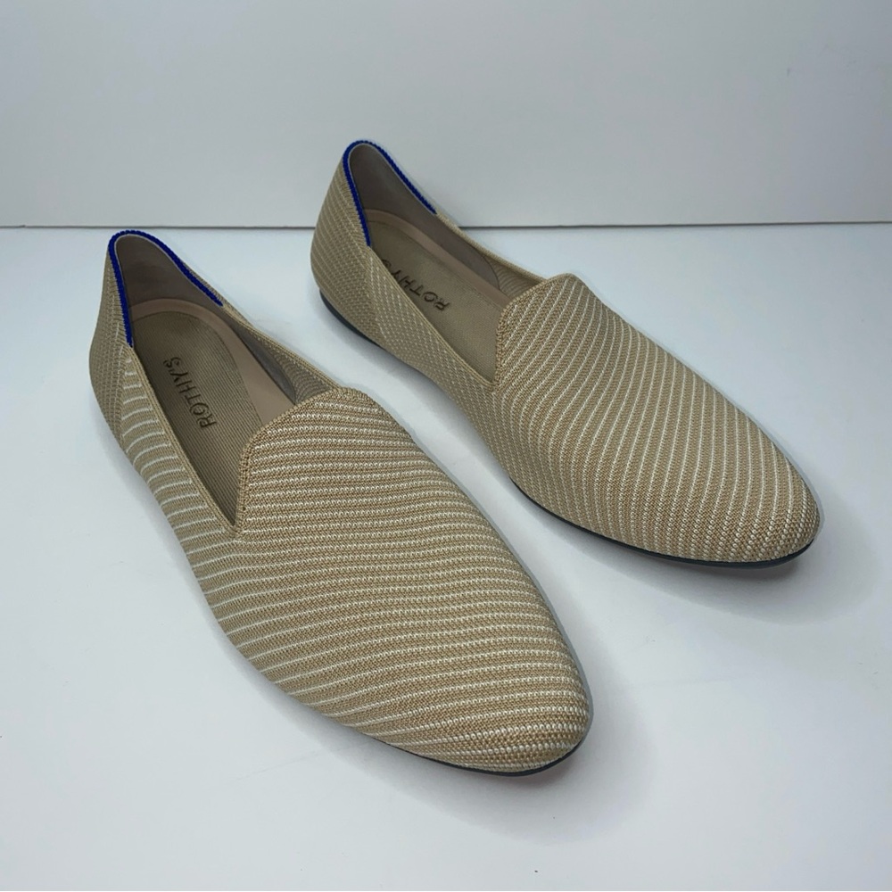 Rothy’s Women’s The Almond Loafer Flats Size 11.5 In Chai Twill